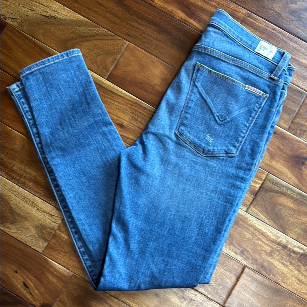 Hudson - High Waist - Barbara - super skinny - Blue Denim Jeans